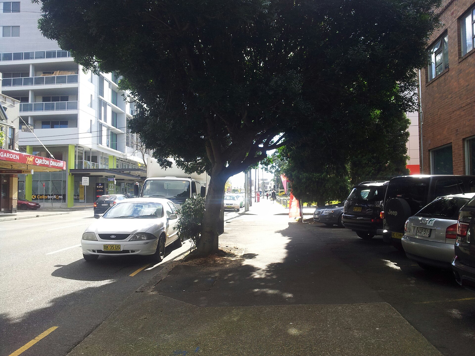 Street in Alexandria in inner southern Sydney