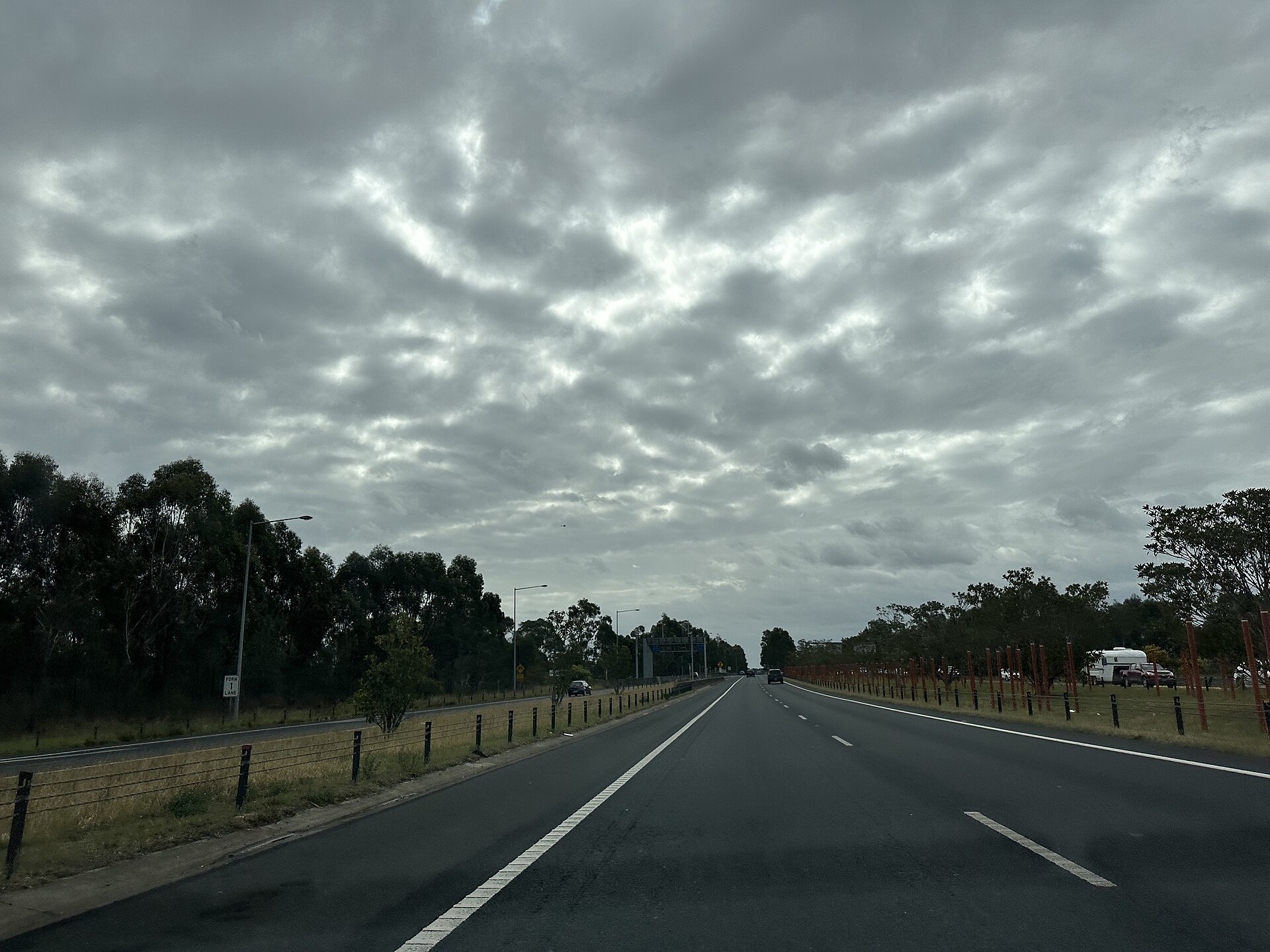 The Westlink M7 motorway at Eastern Creek in western Sydney
