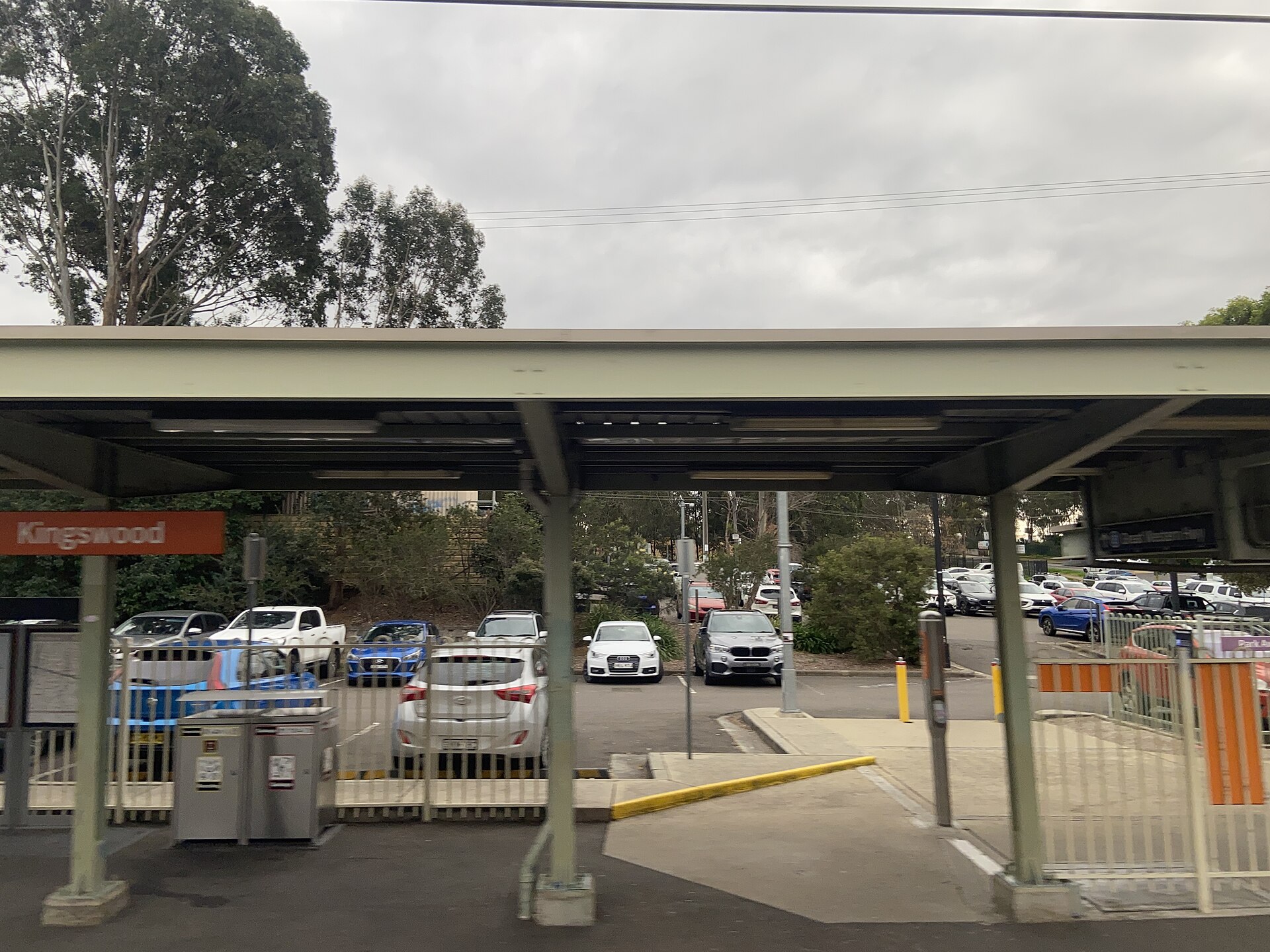 Kingswood railway station near Penrith in western Sydney