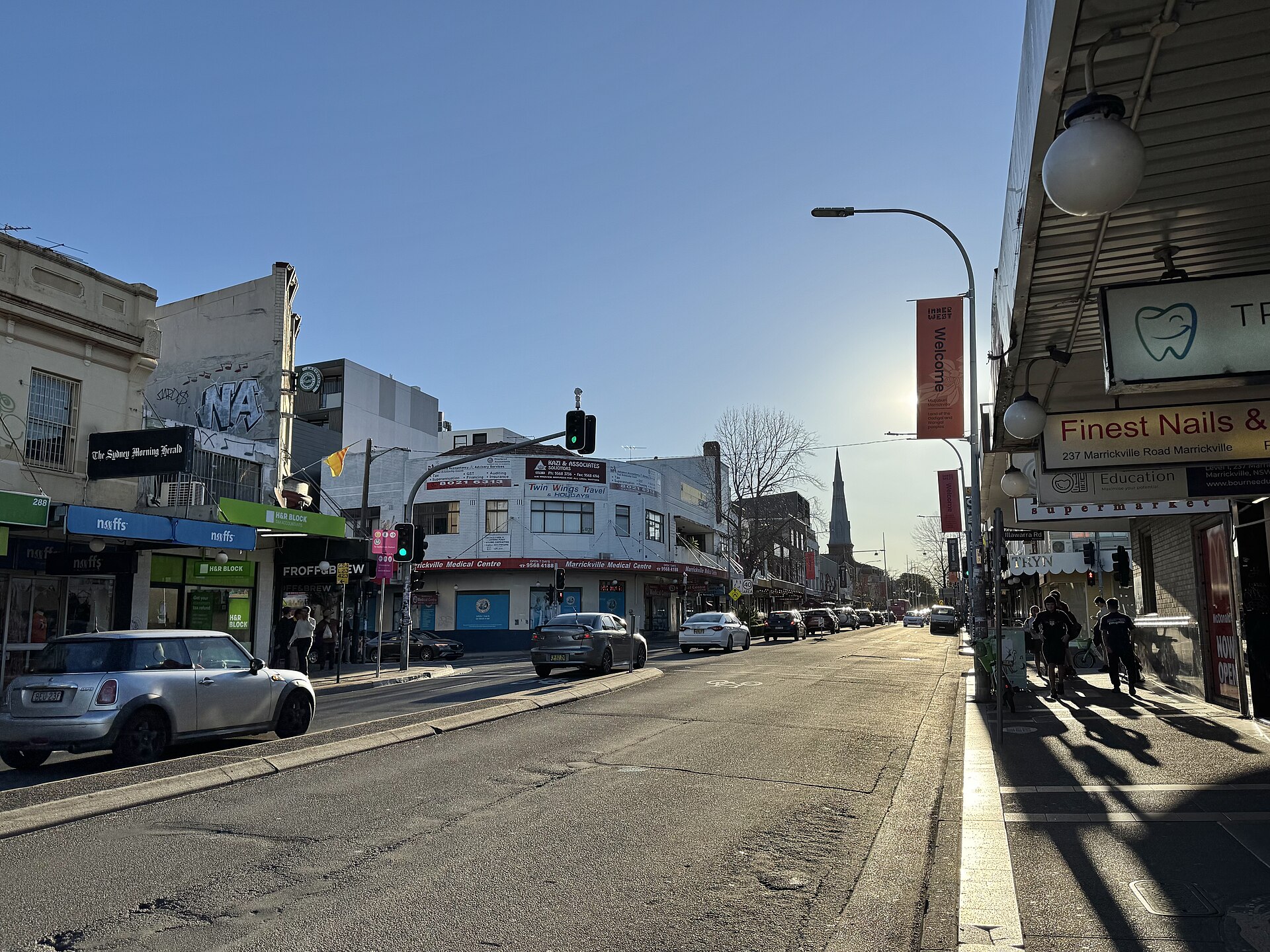 Marrickville Road in Marrickville, inner west Sydney