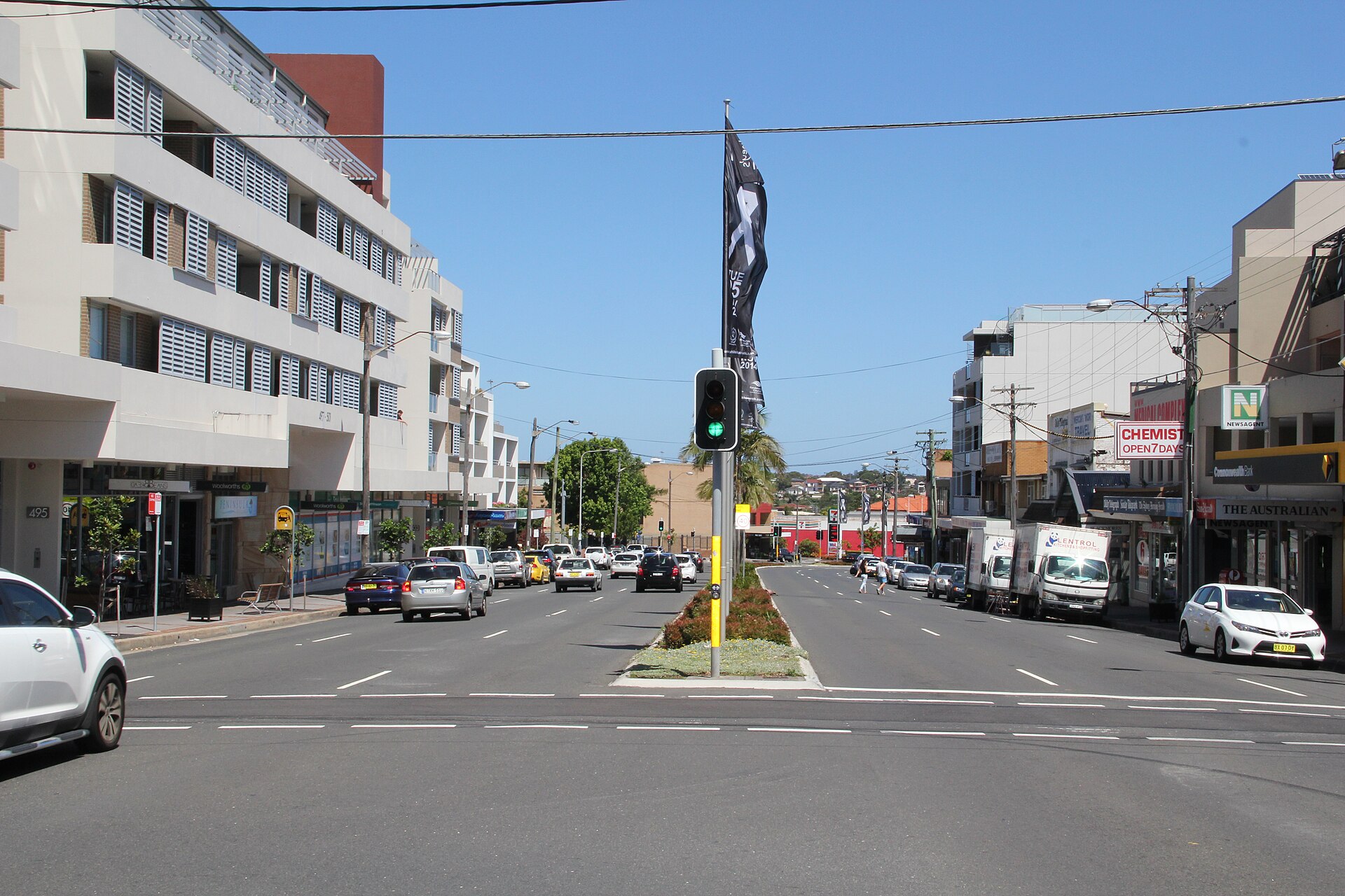 The Matraville town centre in south-eastern Sydney