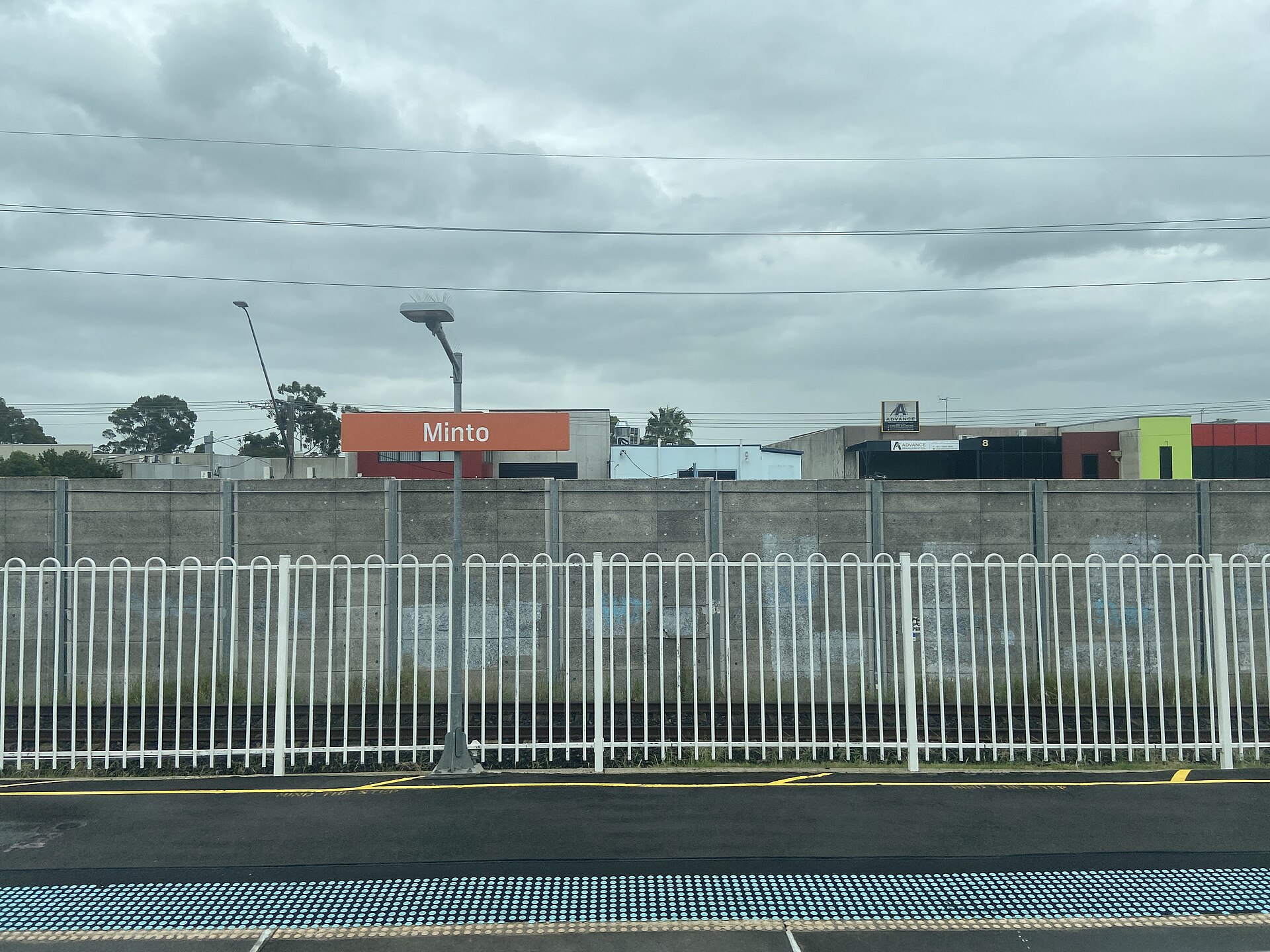 Minto railway station in the Campbelltown area of south-western Sydney