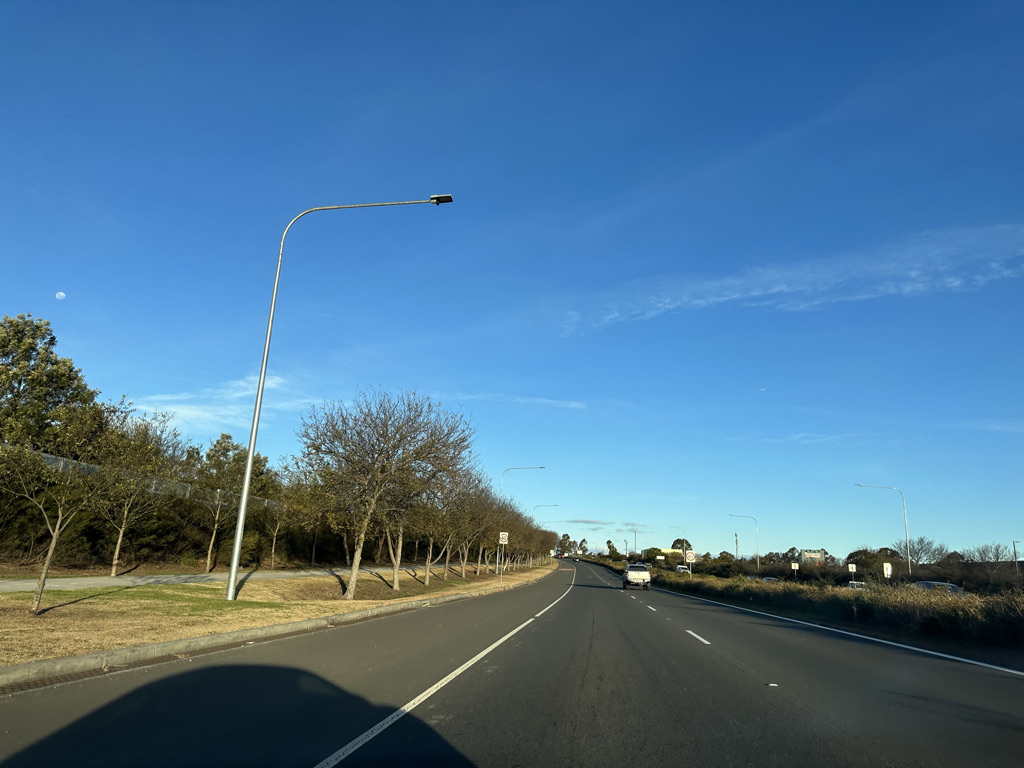 The Northern Road on the edge of Narellan in south-western Sydney