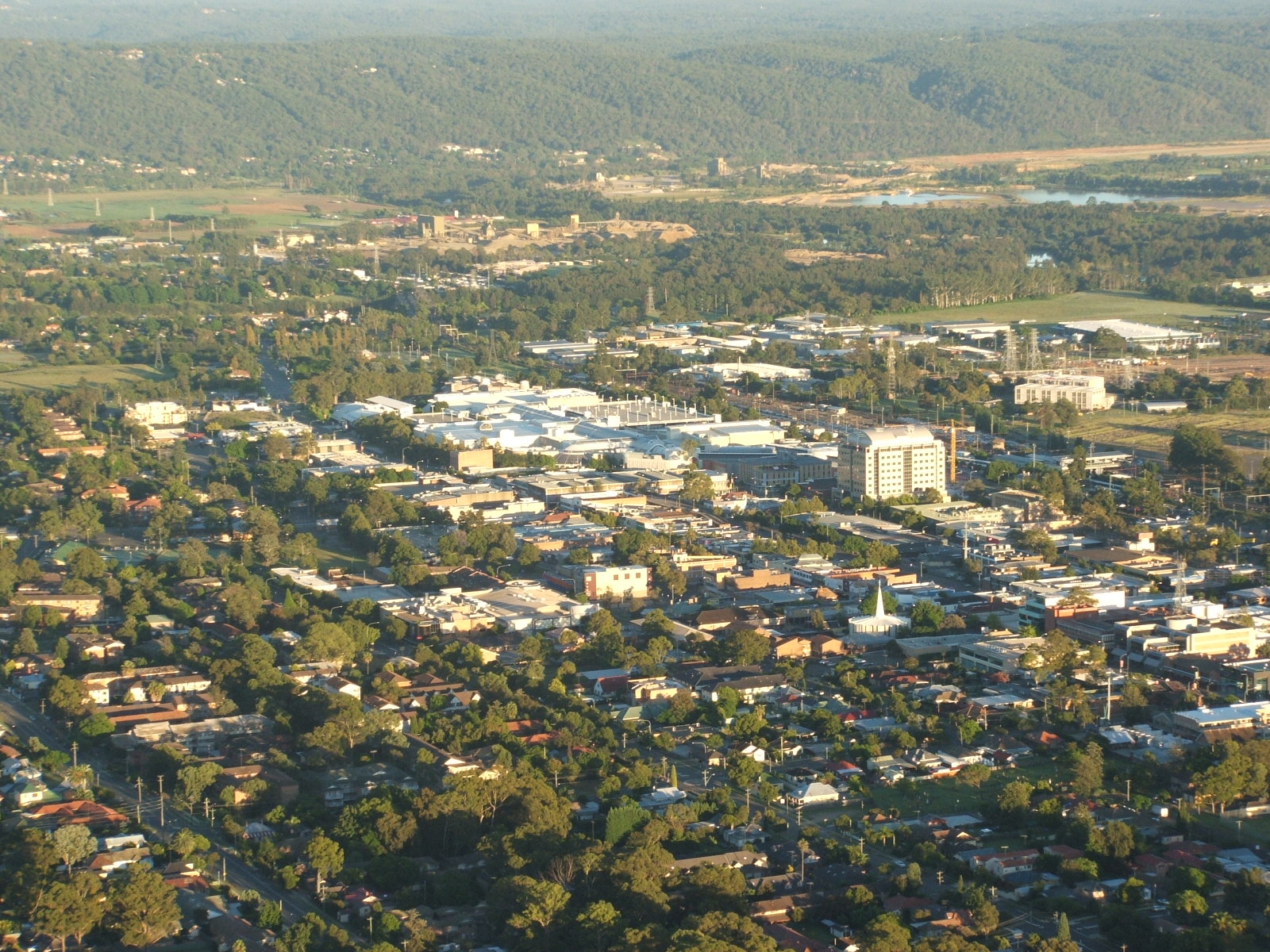 The Penrith CBD in western Sydney
