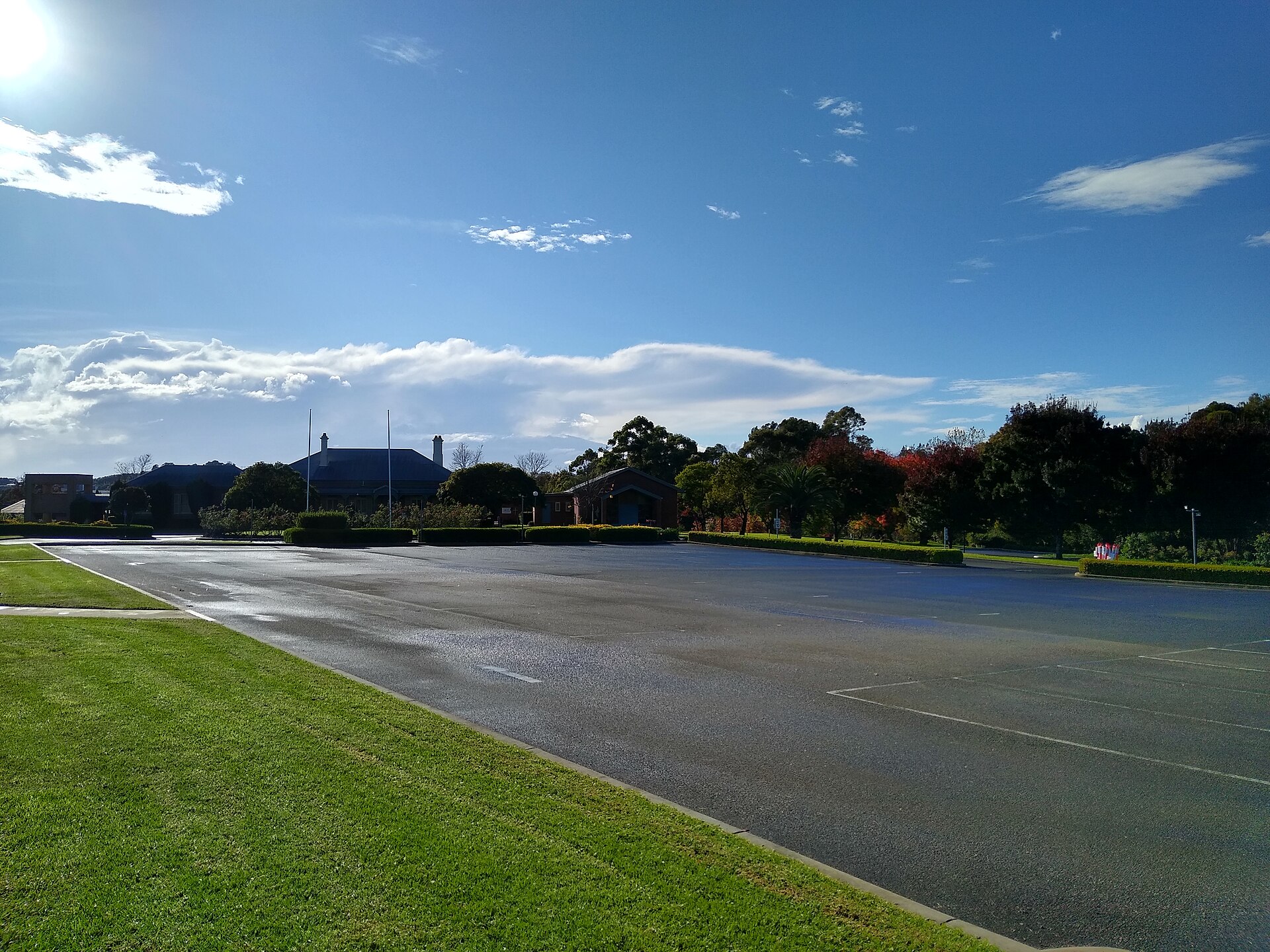 The grounds of Magdalene Catholic College in Smeaton Grange, near Narellan