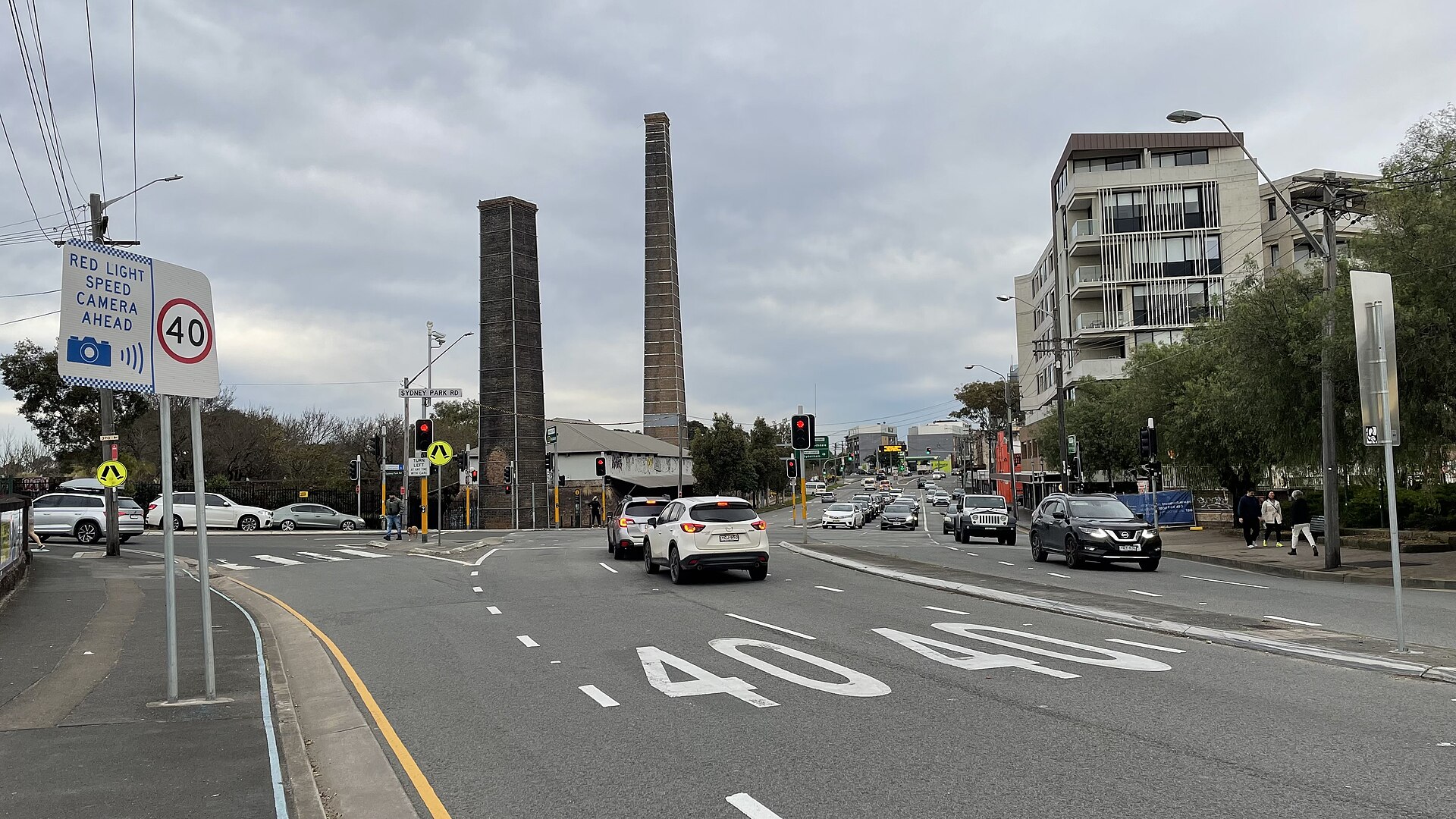The Princes Highway intersection at St Peters, inner Sydney
