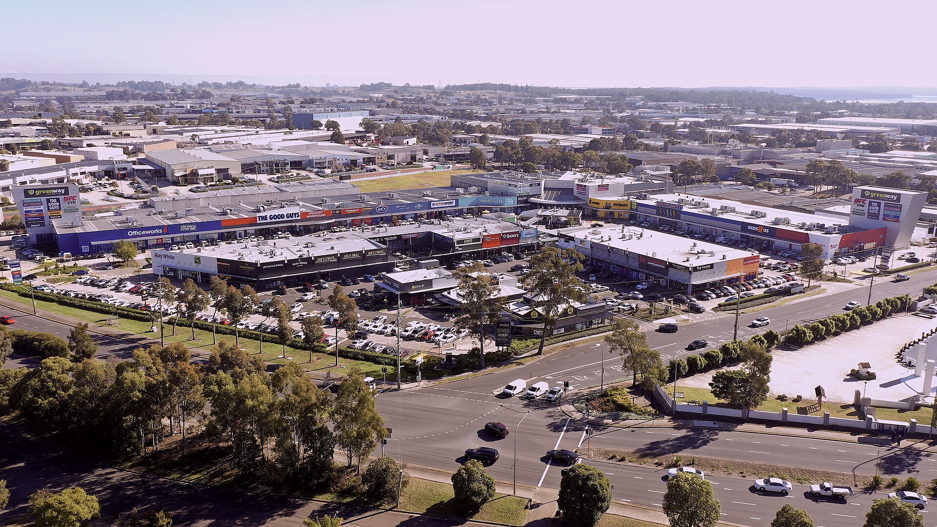 Greenway parkland in Wetherill Park, western Sydney